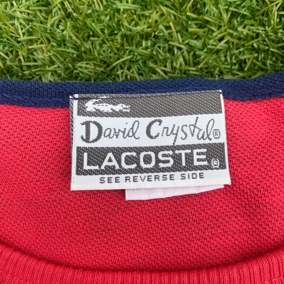 Lacoste David Crystal 1970's Vintage Belted Dress - Picture 3 of 8